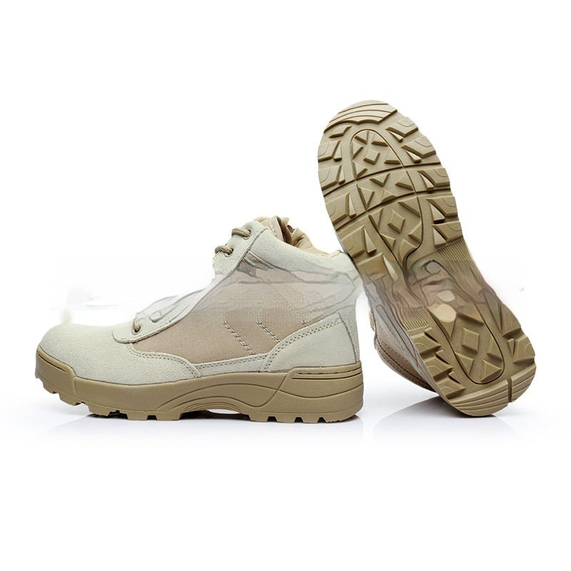 Outdoor Low-cut Tactical Boots For Hiking And Mountaineering