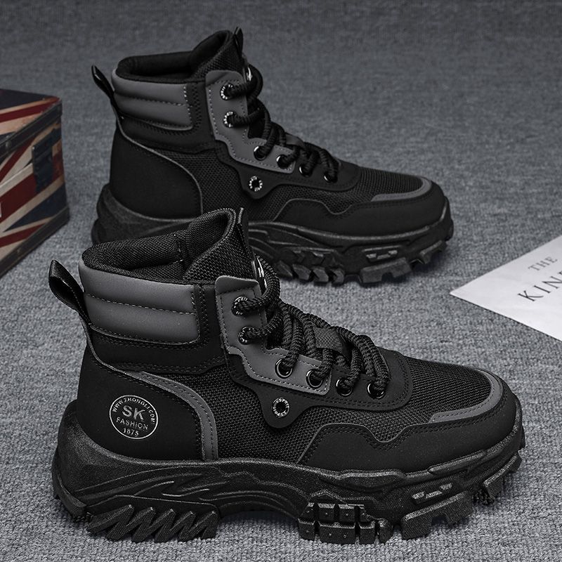 Breathable High-top Vintage British-style Work Boots