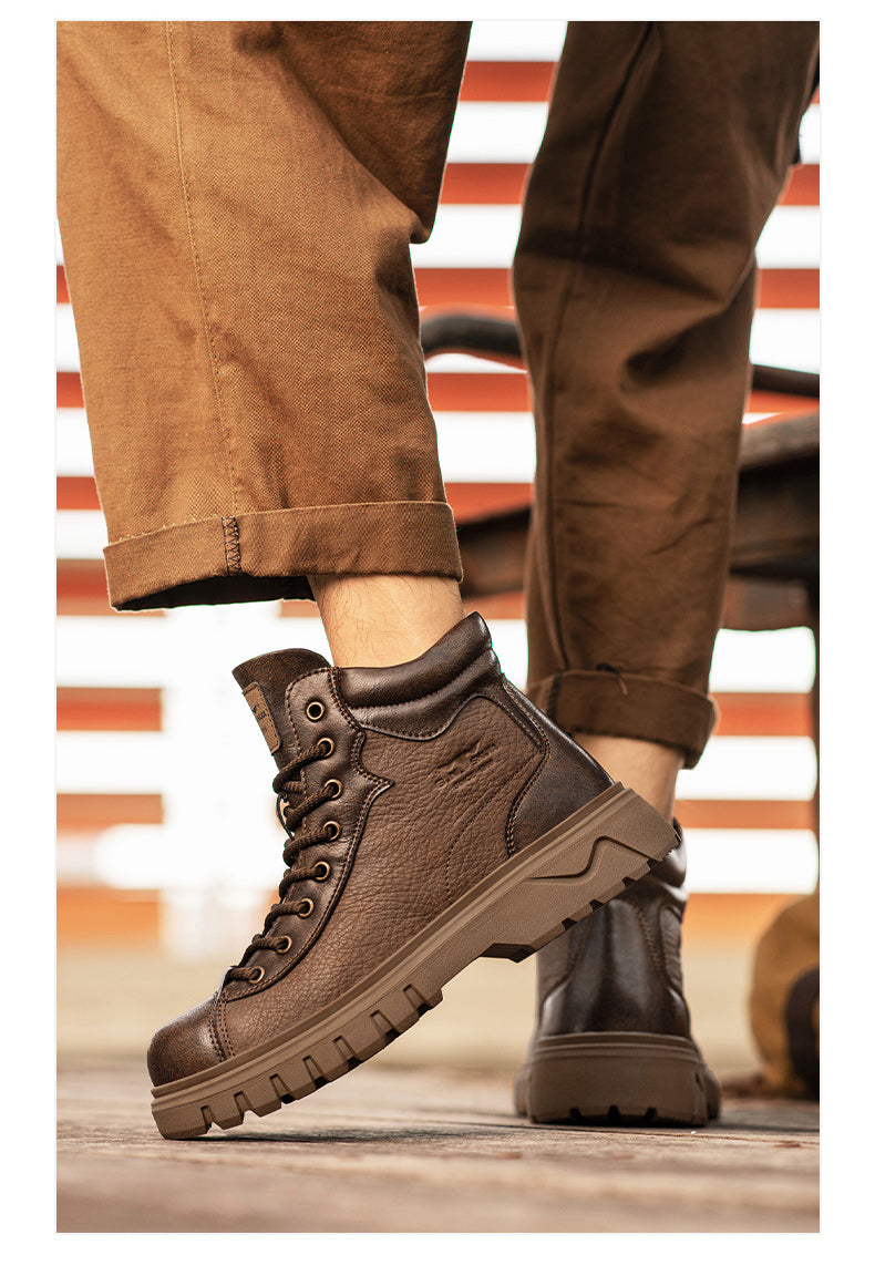 Martin Boots Men's High-top Platform Working Boots