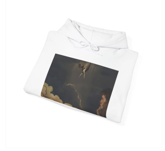 Drop-shoulder Sleeve Casual Sports Hoodie Sweater